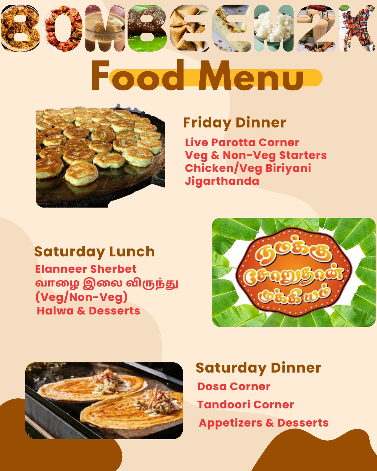 Food menu